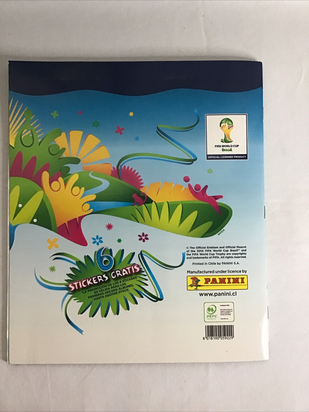 Incomplete 2014 FIFA WORLD CUP BRAZIL PANINI Football Album Latin American Vers