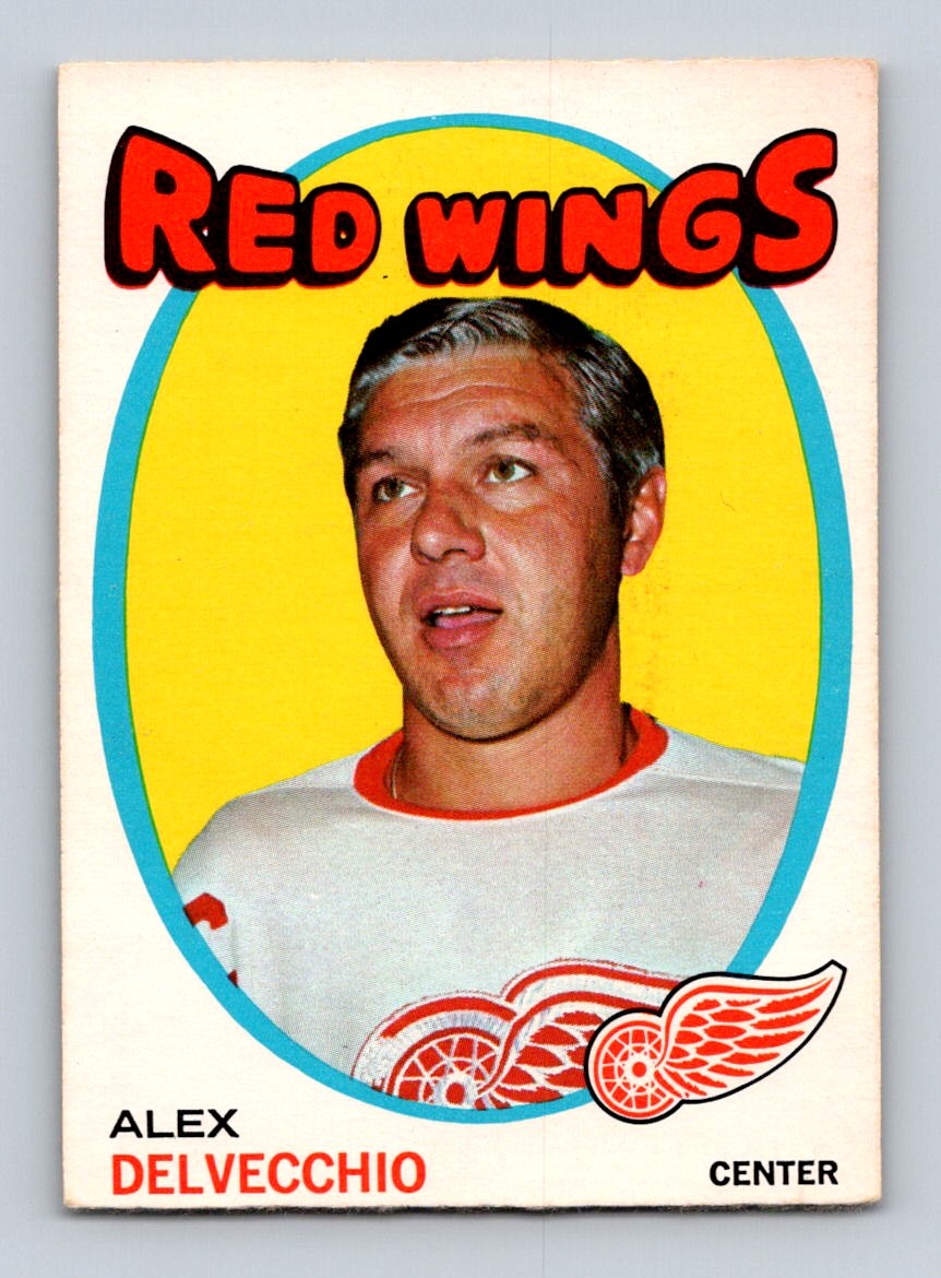 Alex Delvecchio 1971-72 O-Pee-Chee Hockey #37 Detroit Red Wings