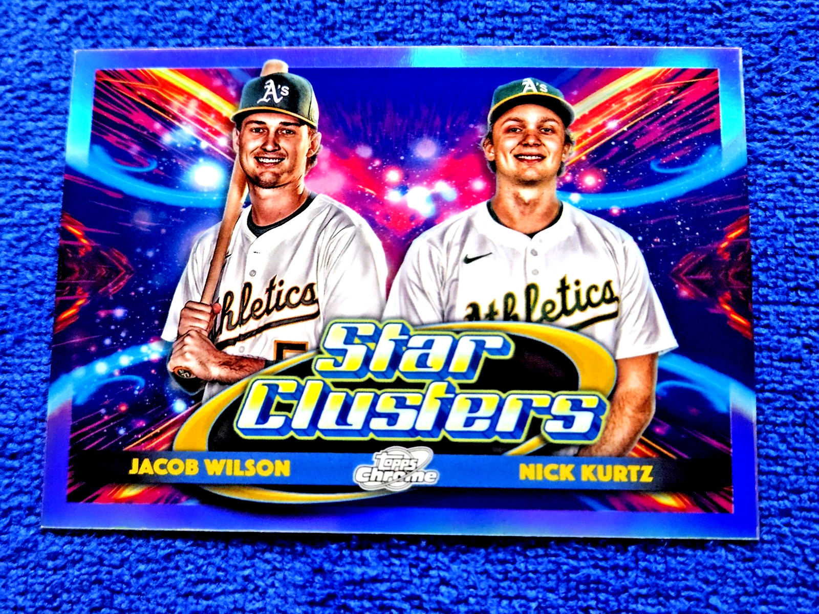 2025 Topps Cosmic Chrome Nick Kurtz Jacob Wilson Star Clusters #DSC-6 CENTERED💥
