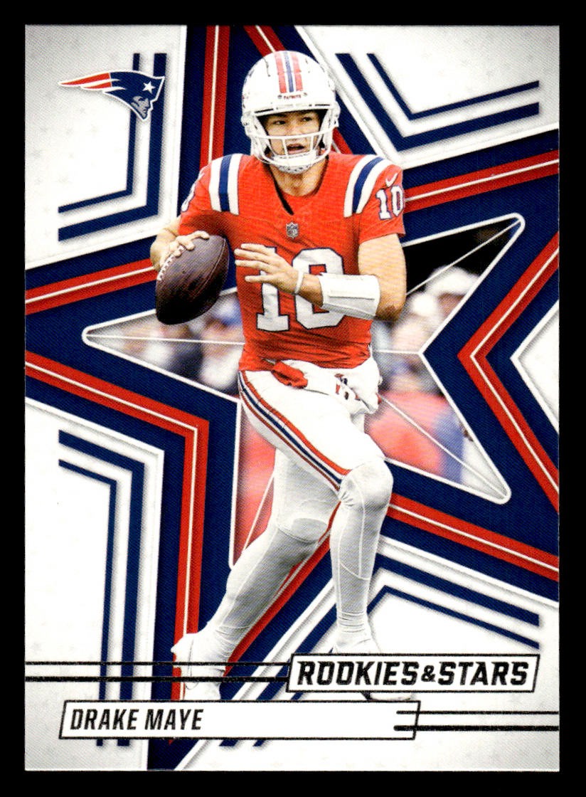 2025 Panini Rookies & Stars #32 Drake Maye Card New England Patriots