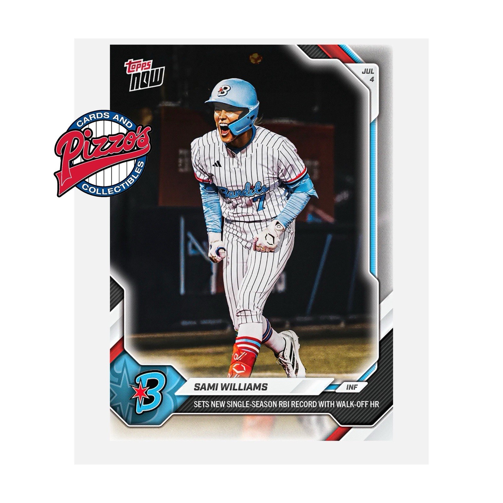 Sami Williams Single Season RBI Record 2026 AUSL Topps NOW Card 29 Presale