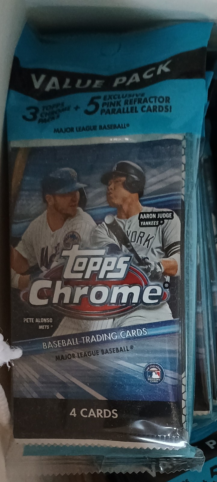 2020 Topps Chrome Baseball Factory Sealed VALUE Cello Pack (PINK Ref BICHETTE?)