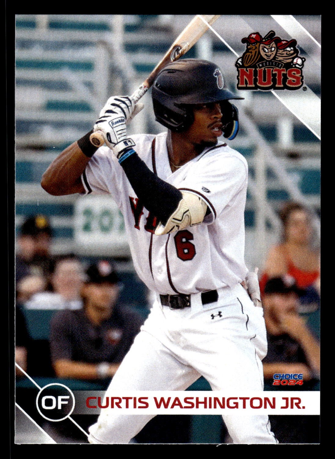 Curtis Washington Jr. 2024 Choice Modesto Nuts #14 Modesto Nuts