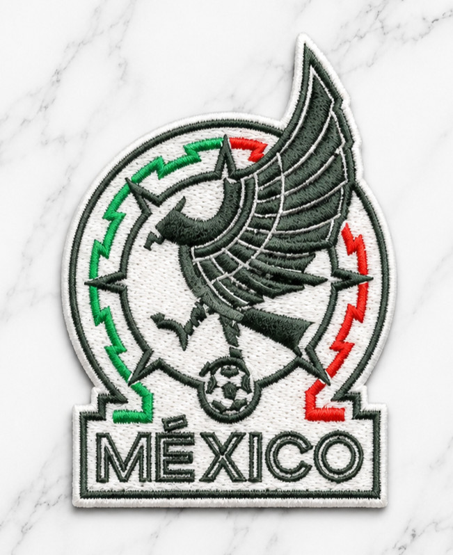 MEXICO SOCCER NATIONAL TEAM FIFA EMBROIDERED IRON ON PATCH 2.25″X3″ FREE SHIP