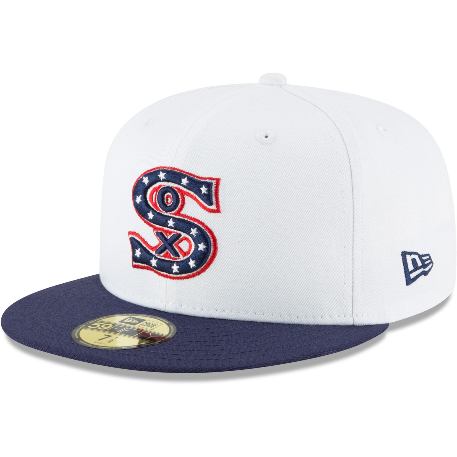 Men’s New Era White Chicago White Sox Cooperstown Collection Wool 59FIFTY Fitted
