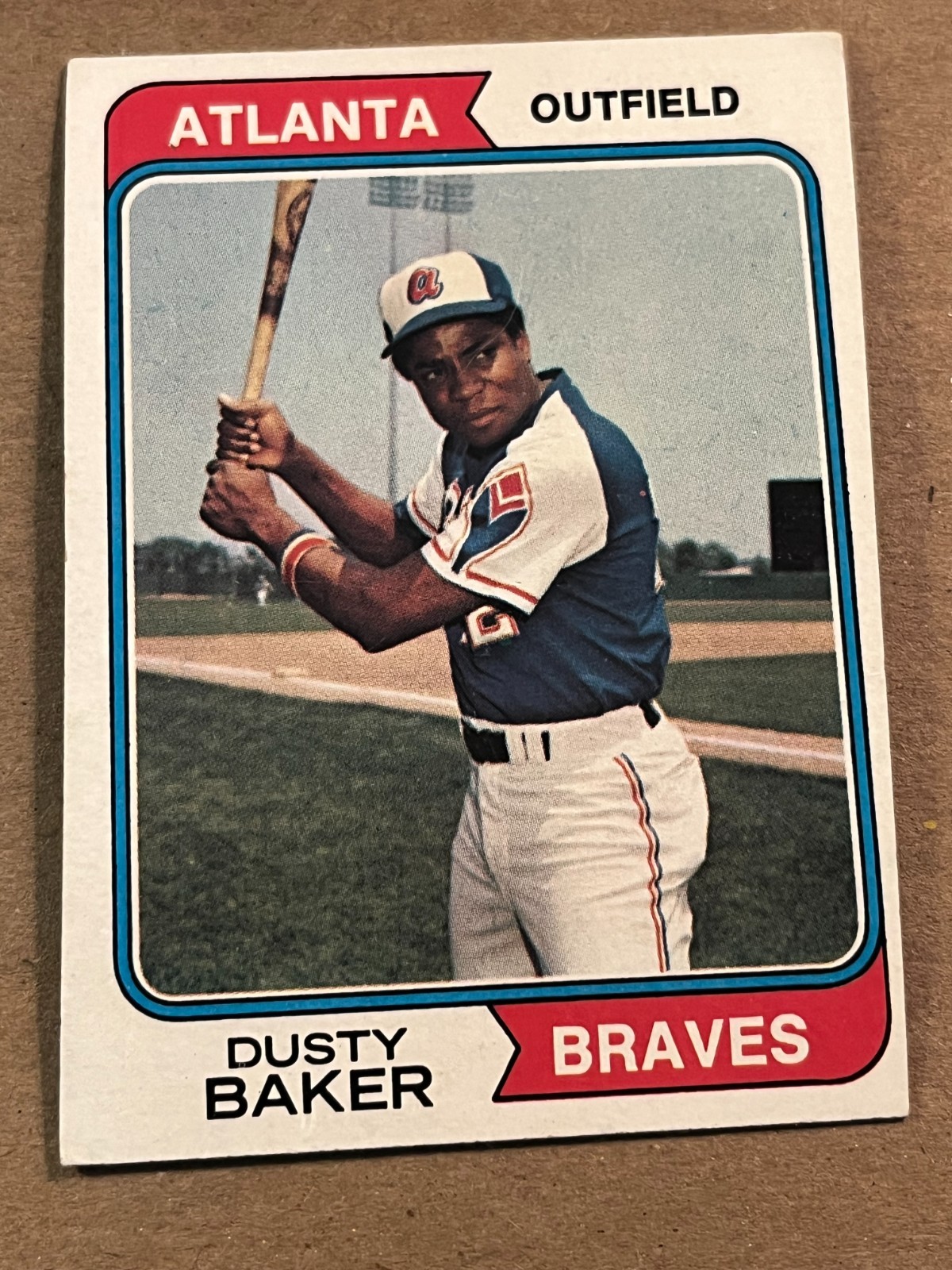 1974 TOPPS – DUSTY BAKER BRAVES #320