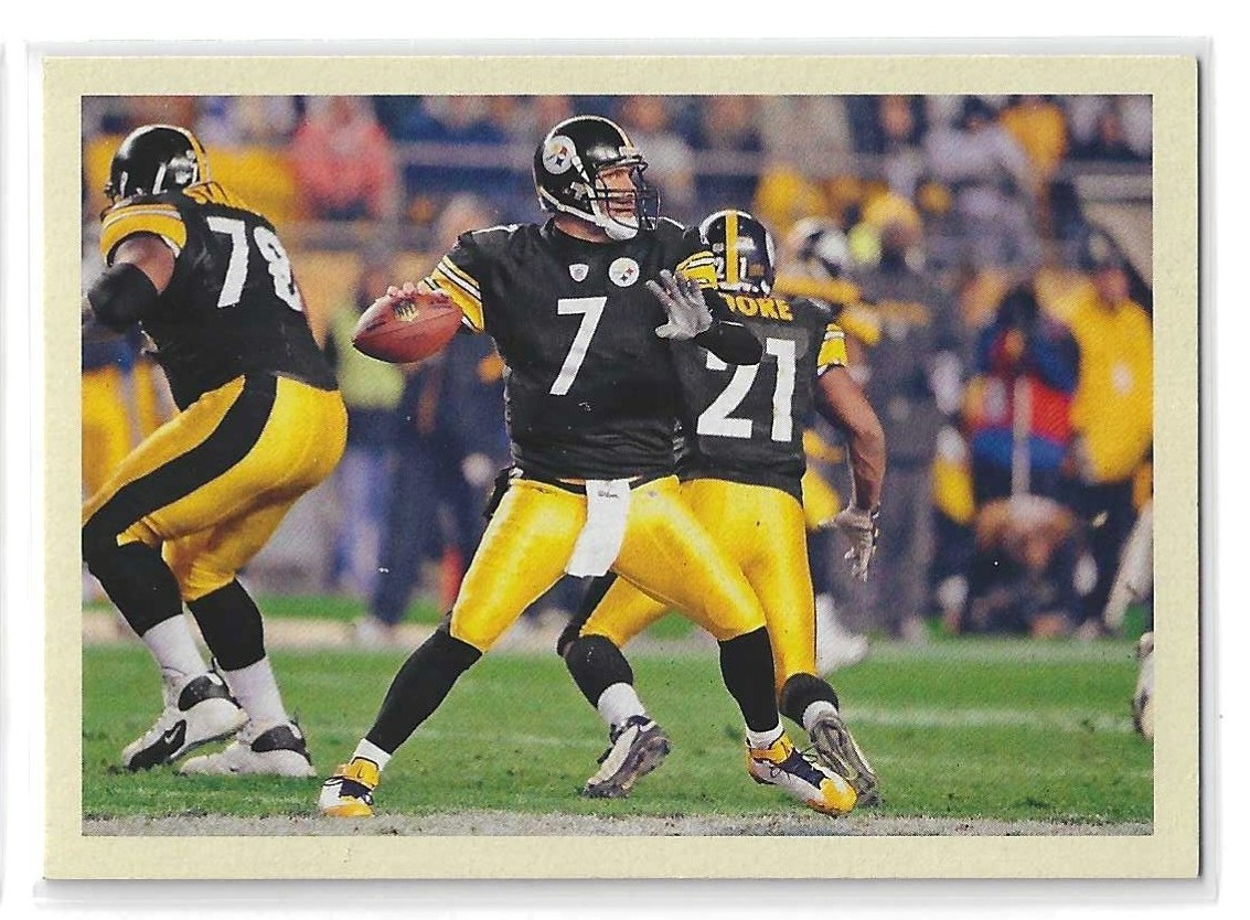 BEN ROETHLISBERGER 2009 PHILADELPHIA STARS IN ACTION STEELERS $1.99 ROOM