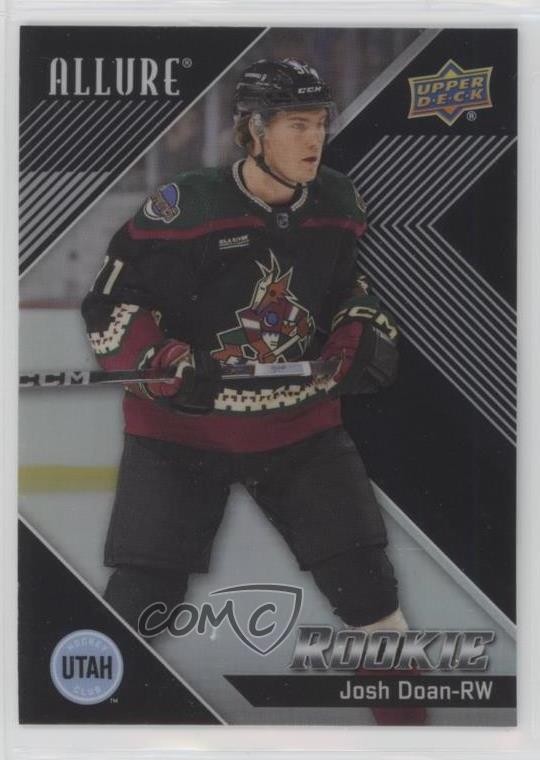 2024-25 Upper Deck Allure Rookies Black Rainbow Josh Doan #129 Rookie RC 14sr