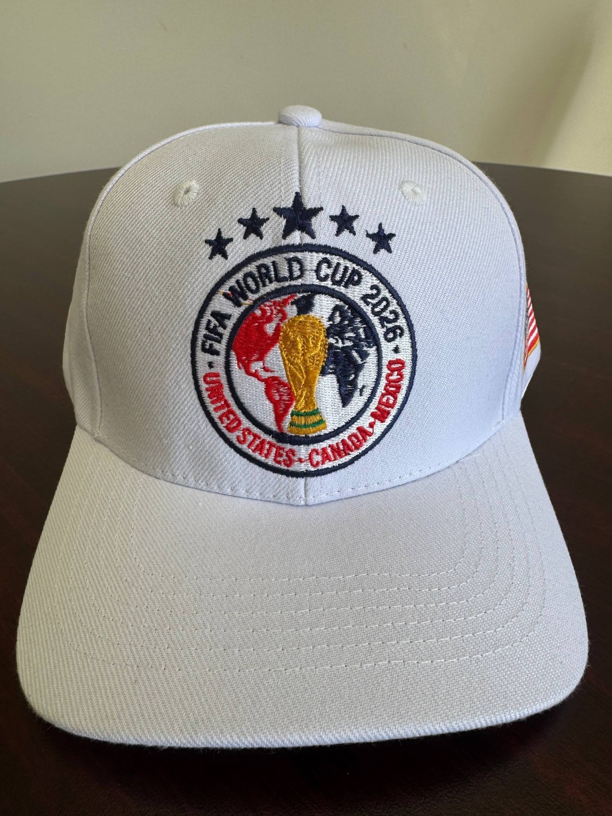2026 FIFA World Cup USA MEX CAN White Hat Rare Unreleased Official Licensed