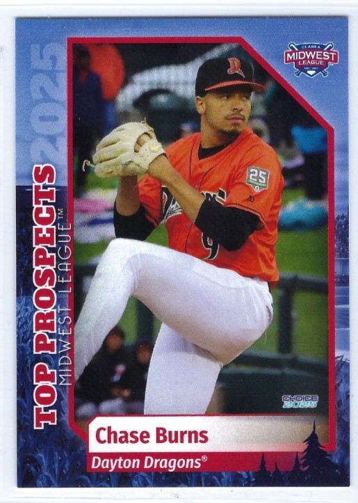 2025 Midwest League Top Prospects Chase Burns