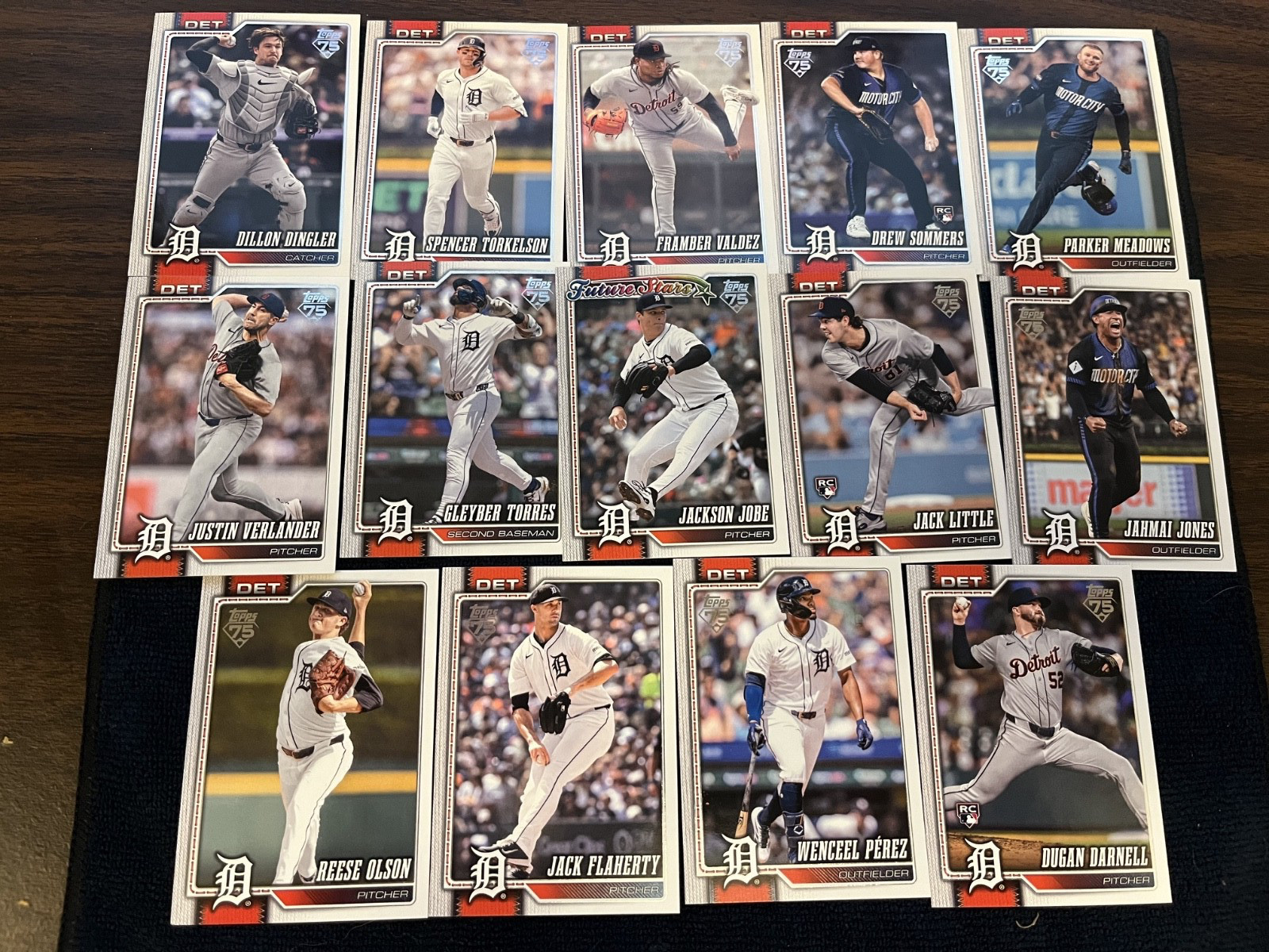 2026 Topps Series 2- DETROIT TIGERS Complete Team Set of 14 Cards