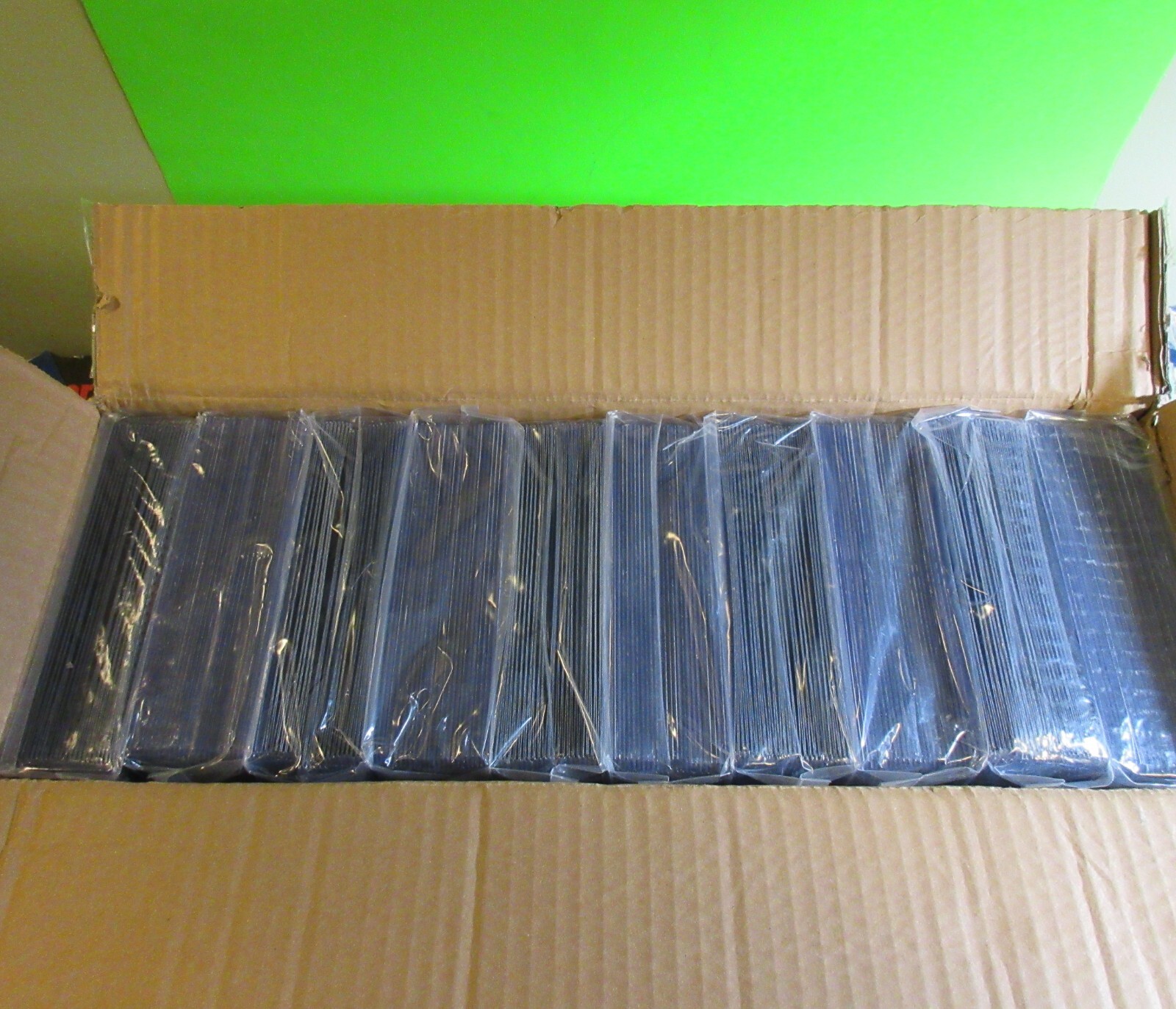 500 POSTCARD TOPLOADERS,HOLDERS,RIGID PVC,ARCHIVAL SAFE,FITS 5.875″X 3.75″ CARDS