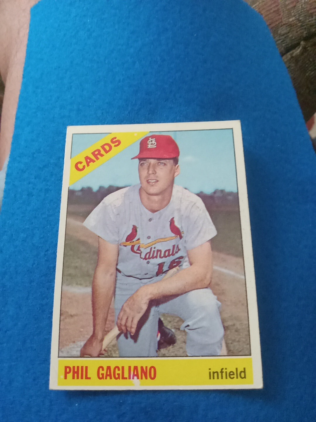 1966 Topps Phil Gagliano St. Louis Cardinals. # 418 E X See Scan!°°°!!!
