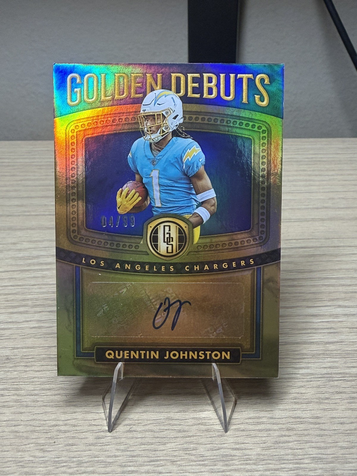 2023 Panini Gold Standard – Golden Debuts Autographs #GD-6 Quentin Johnston /99