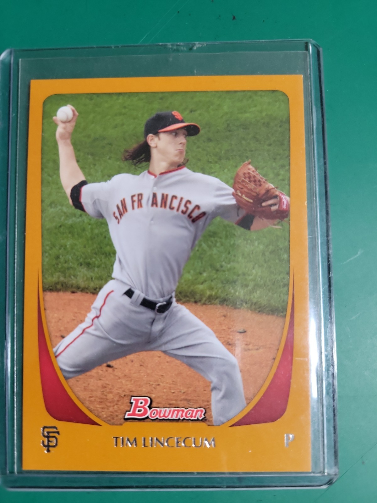 2011 Bowman Baseball Paper Orange Tim Lincecum 175/250