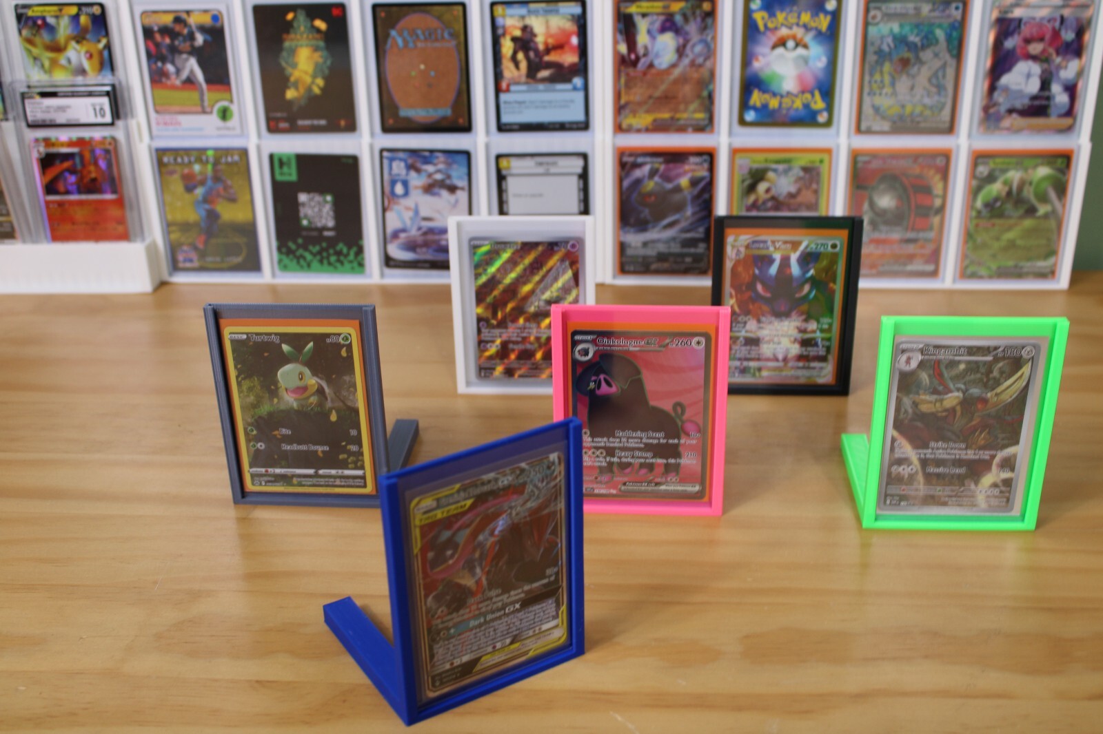 3D Printed Toploader Single Card Holder Stand – Upright Display UltraPro