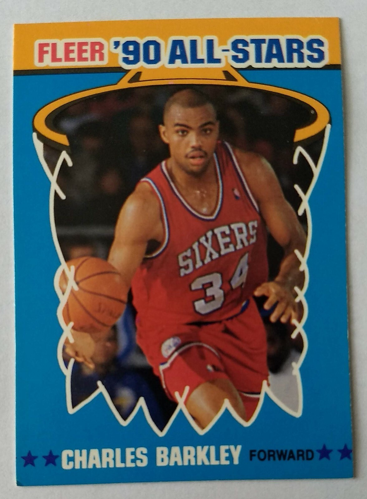 CHARLES BARKLEY, 1990 FLEER ALL-STARS #1 of 12, SIXERS