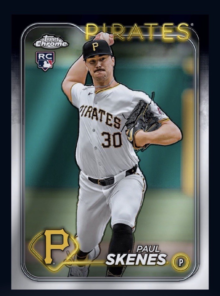 2024 TOPPS Chrome Update -Rookie Base RC – PAUL SKENES (Topps Bunt DigitalCcard