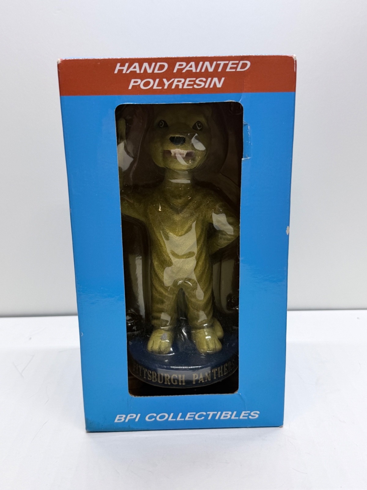 HTF BPI Roc Pittsburgh Panthers Mascot Bobblehead 7″ Tall