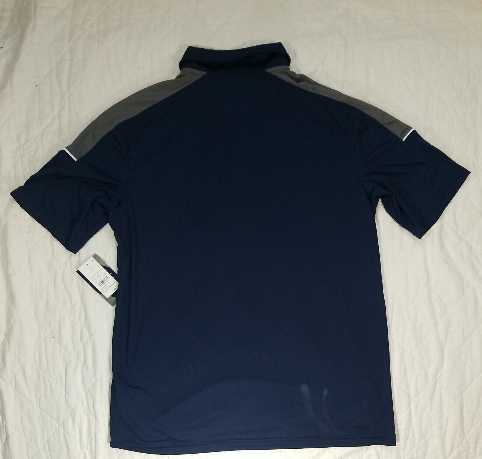 NWT Milwaukee Brewers Athletic Navy Polo Mens Genuine Merchandise