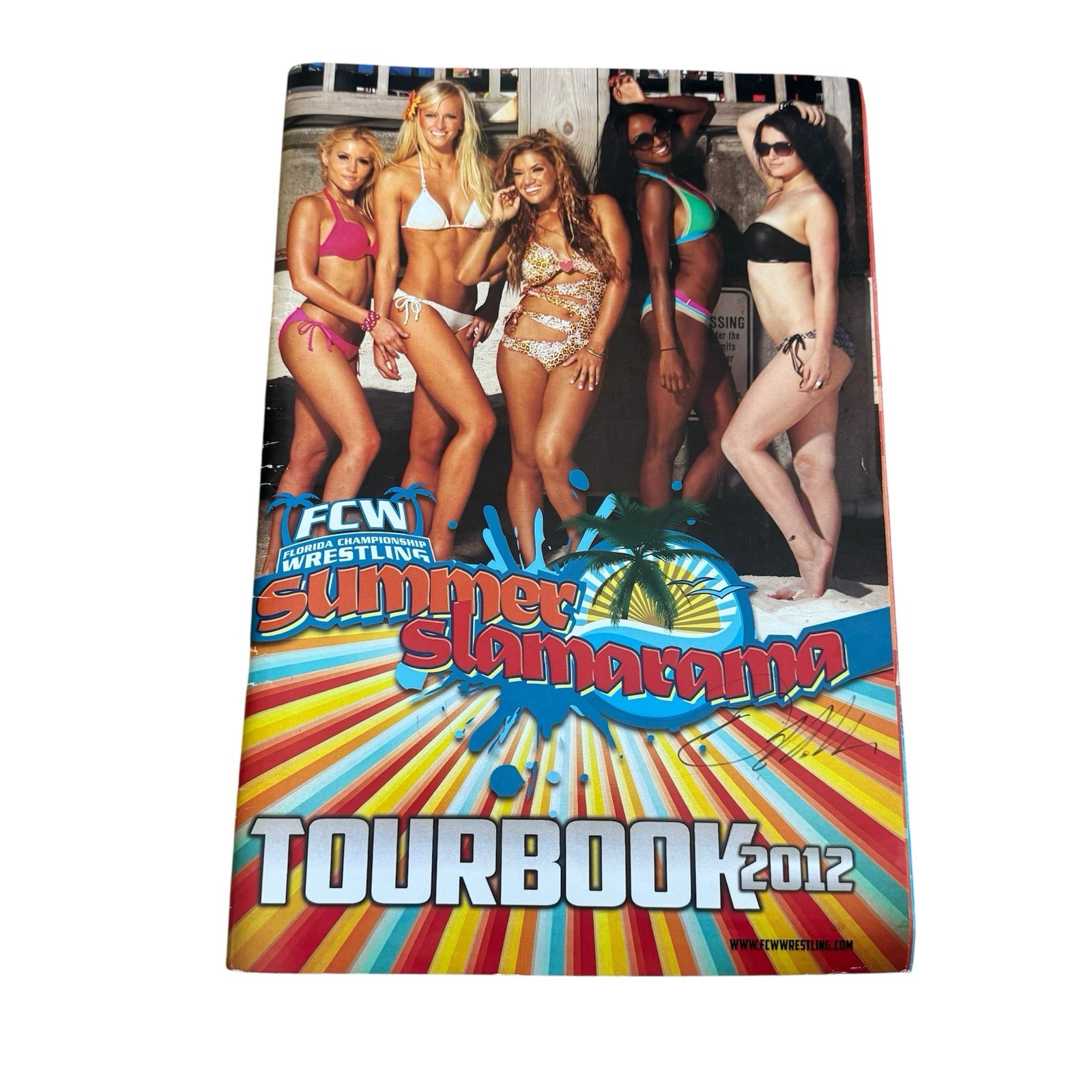 FCW summer Slamarama 2012 Tour Book