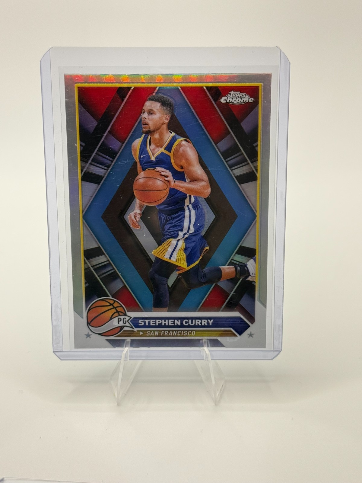 2023-24 Topps Chrome – Stephen Curry #30 Refractor