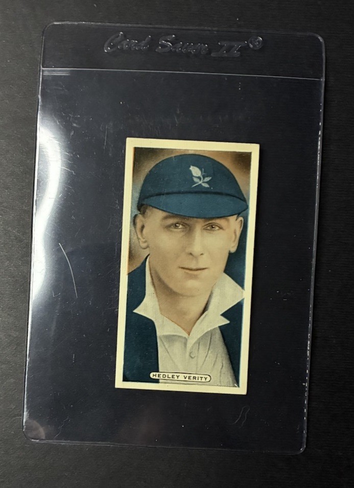 1935 Ardath Tobacco Cricket Tennis Golf #2 Hedley Verity