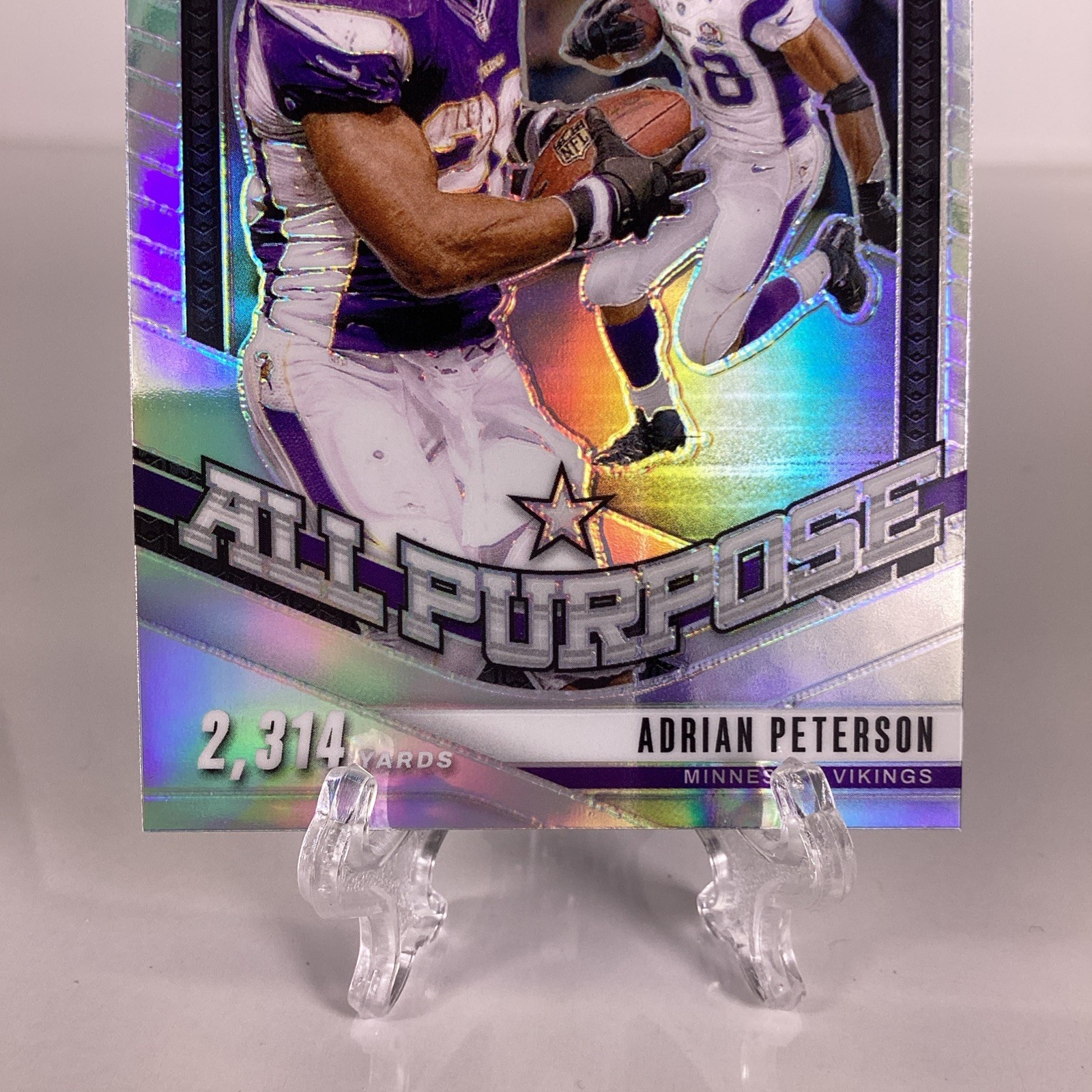 Adrian Peterson All Purpose SIlver Prizm 2024 Panini Prizm Minnesotav Vikings