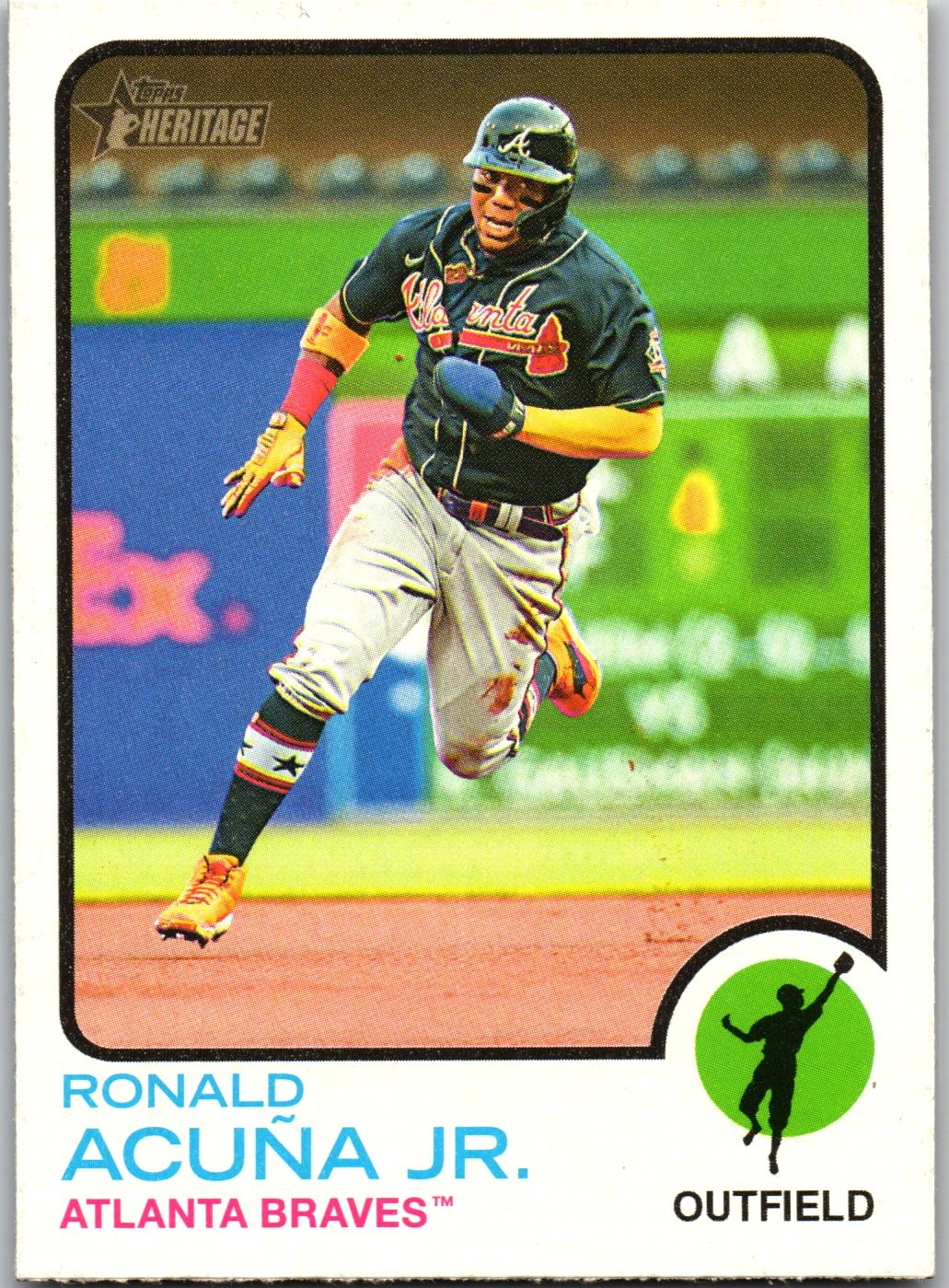 2022 Topps Heritage #223 Ronald Acuña Jr.