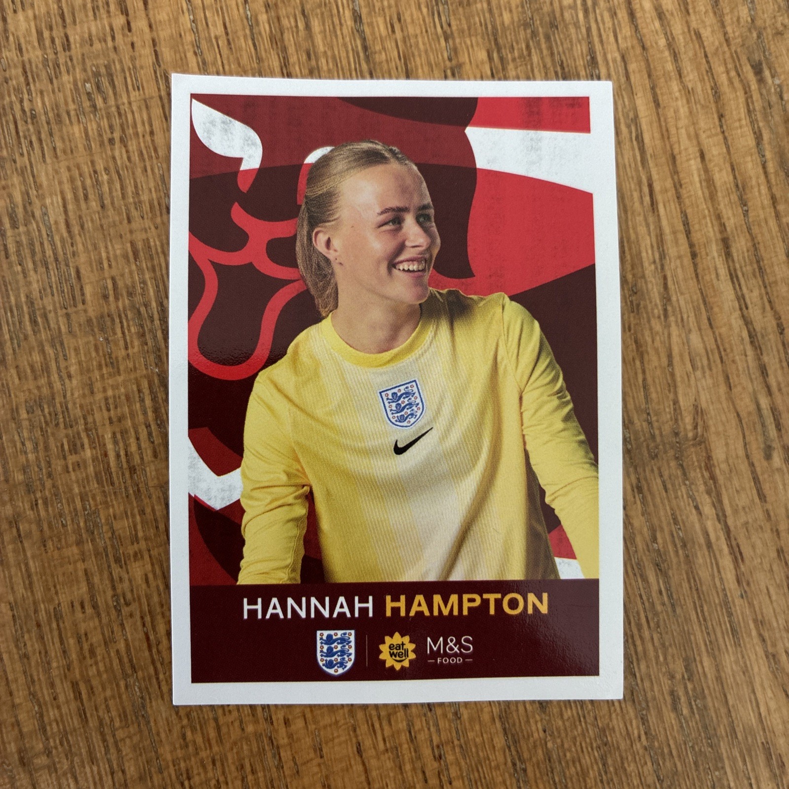 Official Panini M & S England Sticker Collection Hannah Hampton #37 Non-Stuck