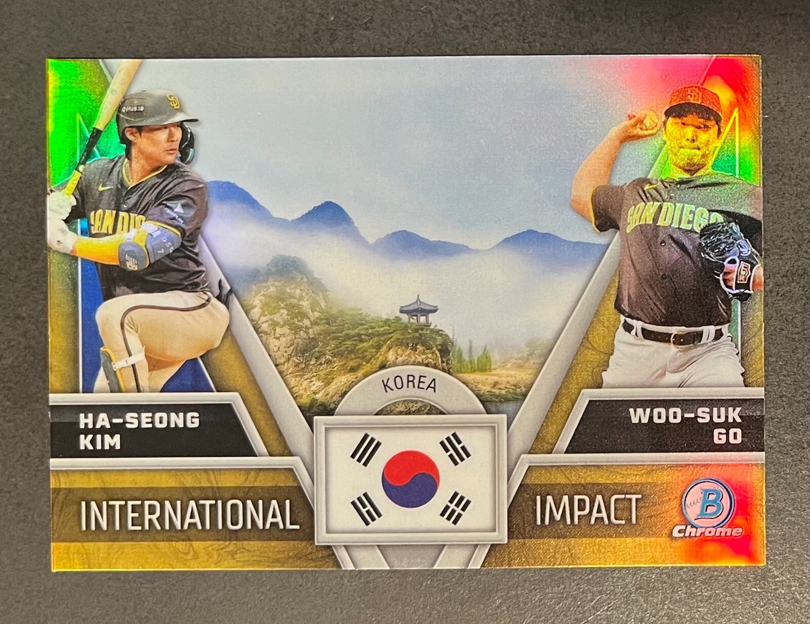 ⚾(you pick) 2024 Bowman CHROME, International Impact Inserts🔴🔵🟡🟢
