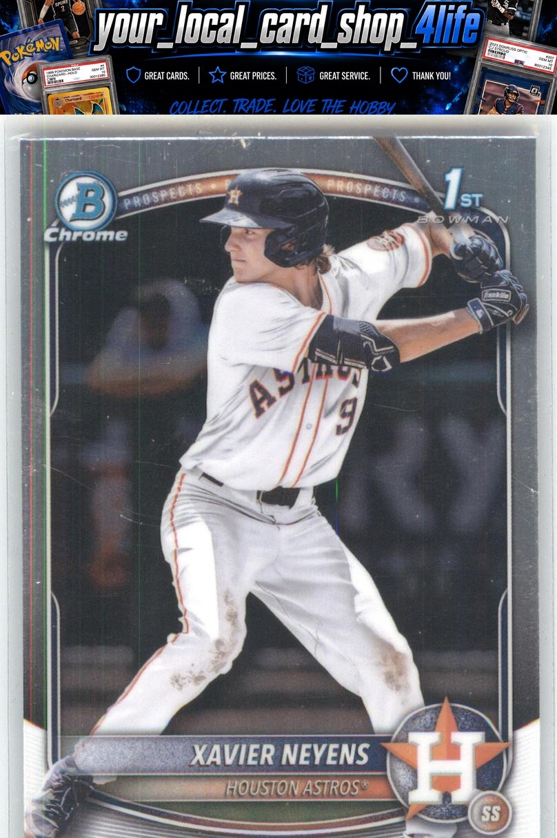 2025 Bowman Draft Chrome #BDC-2 Xavier Neyens Houston Astros