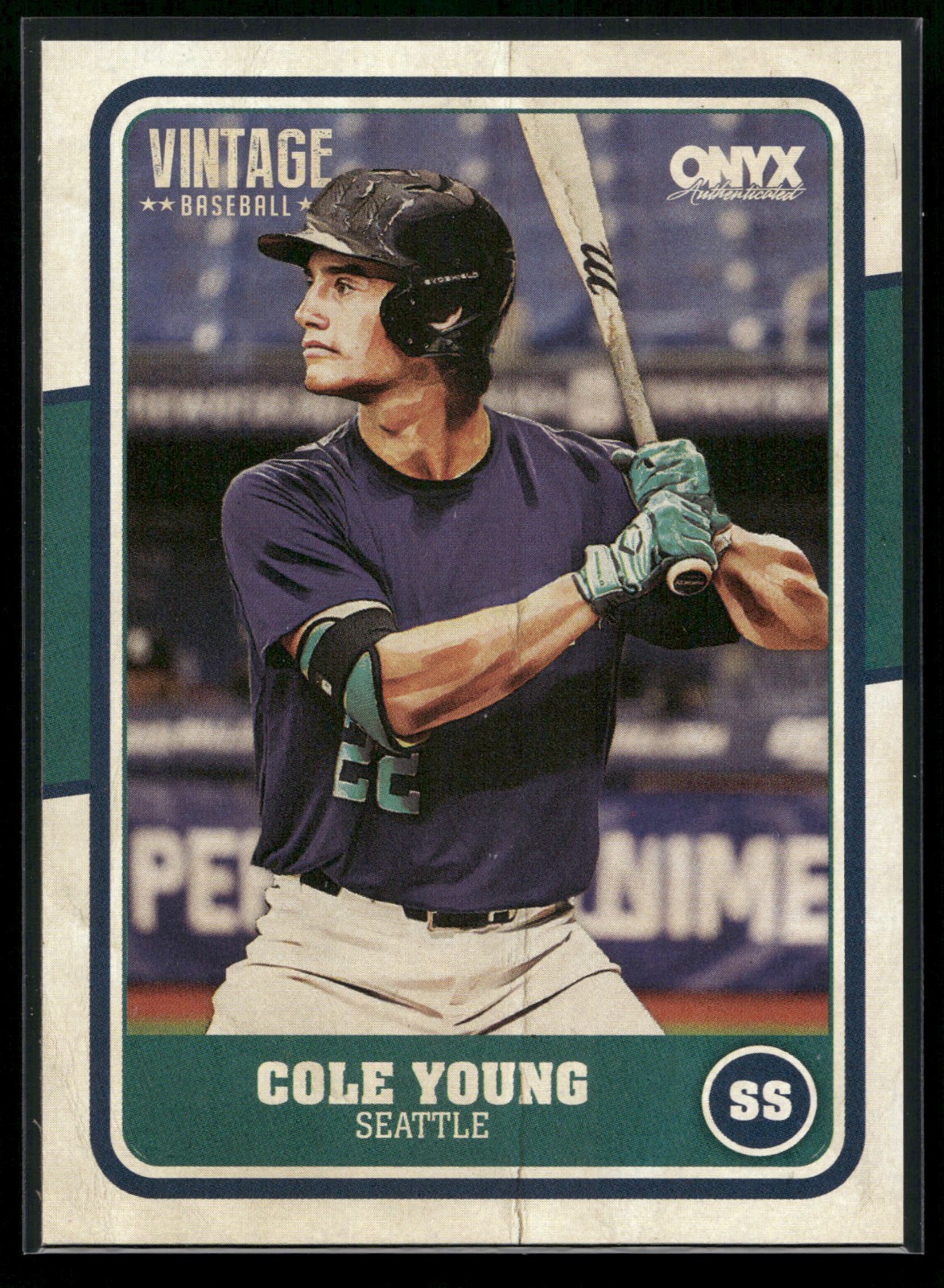 Cole Young 2025 Onyx Vintage RC Prospect Rookie Mariners