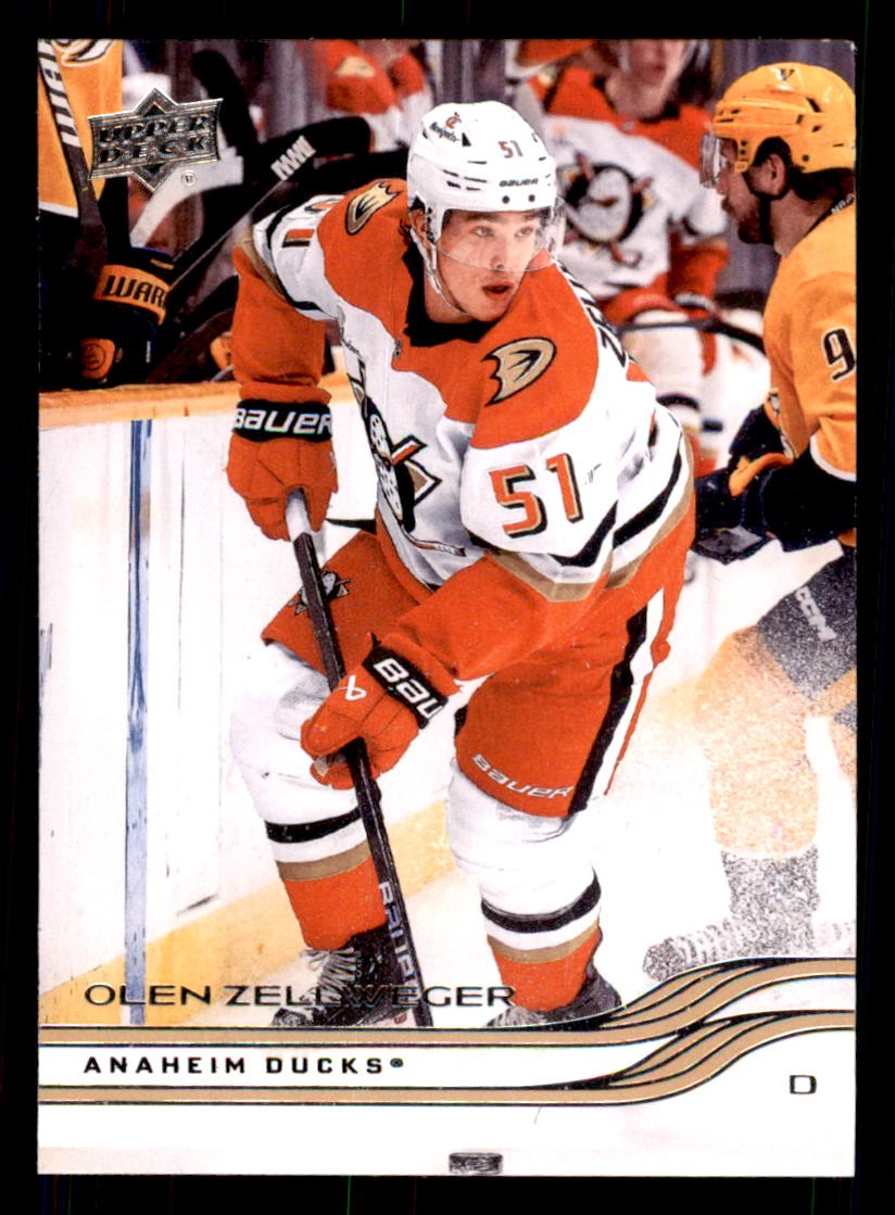 2025-26 Upper Deck #251 Olen Zellweger Anaheim Ducks