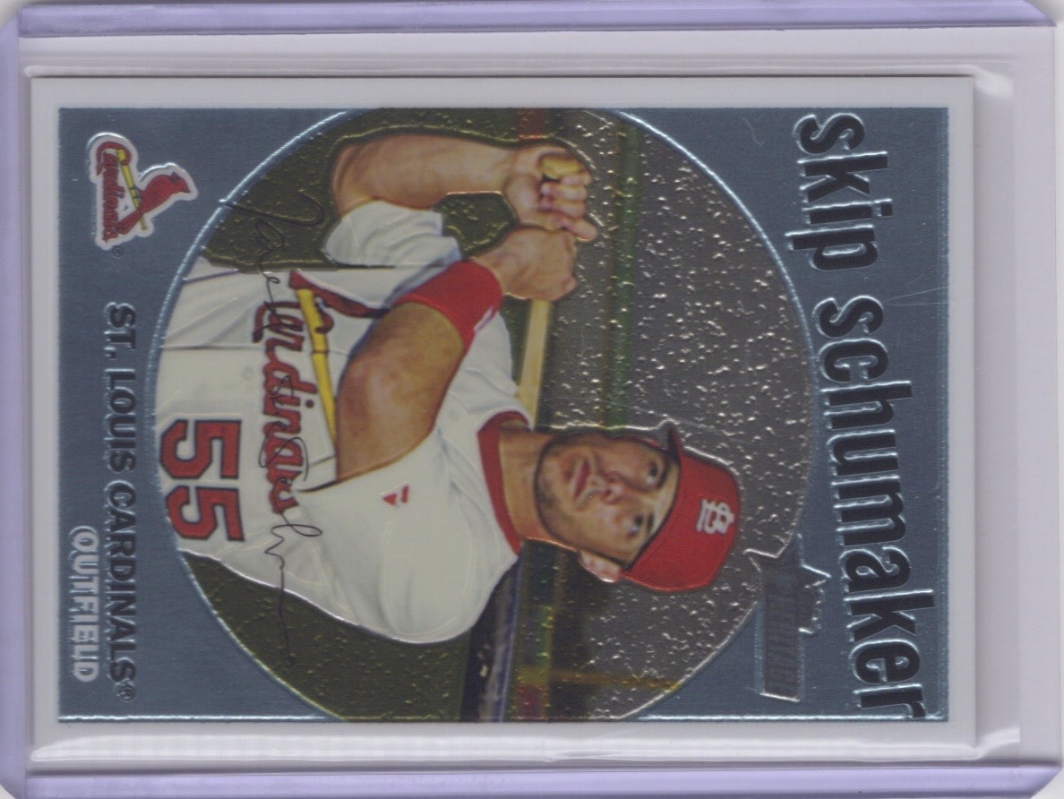 2008 Topps Heritage Chrome Skip Schumaker /1959 St. Louis Cardinals #C241