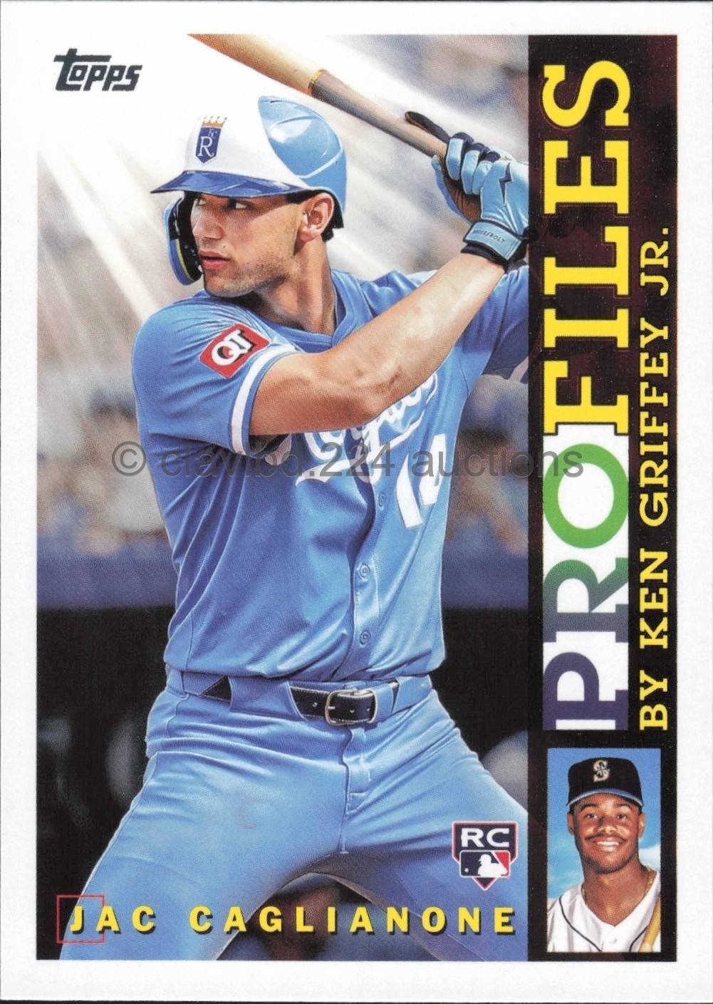 2026 TOPPS MLB – Jac Caglianone – Profiles by Ken Griffey Jr #TP-22 RC Royals