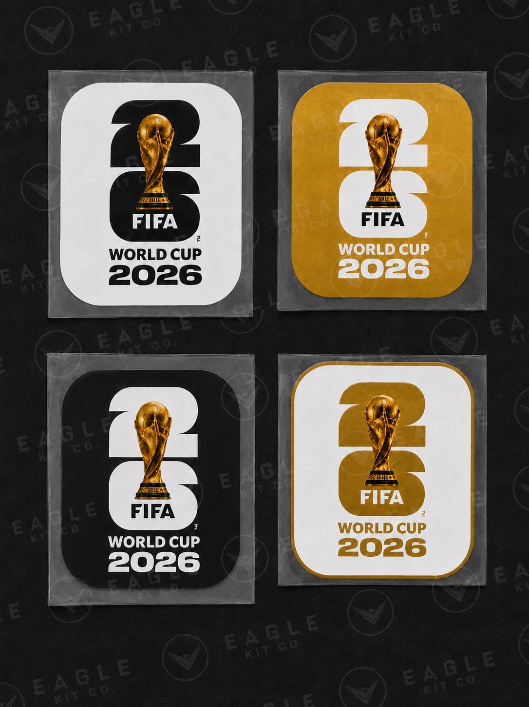 2026 FIFA World Cup PVC Patch Badge set iron on