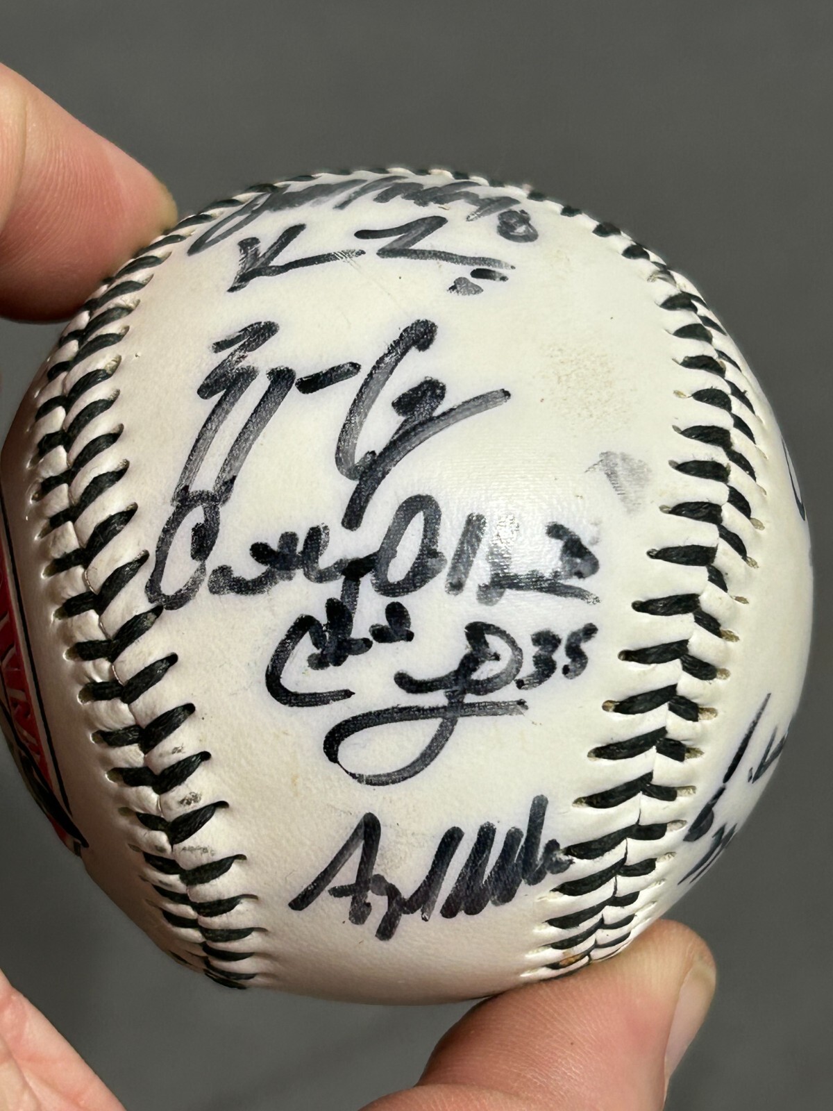 Team signed RIVER CITY RASCALS Baseball FRONTIER LEAGUE Unknown Year
