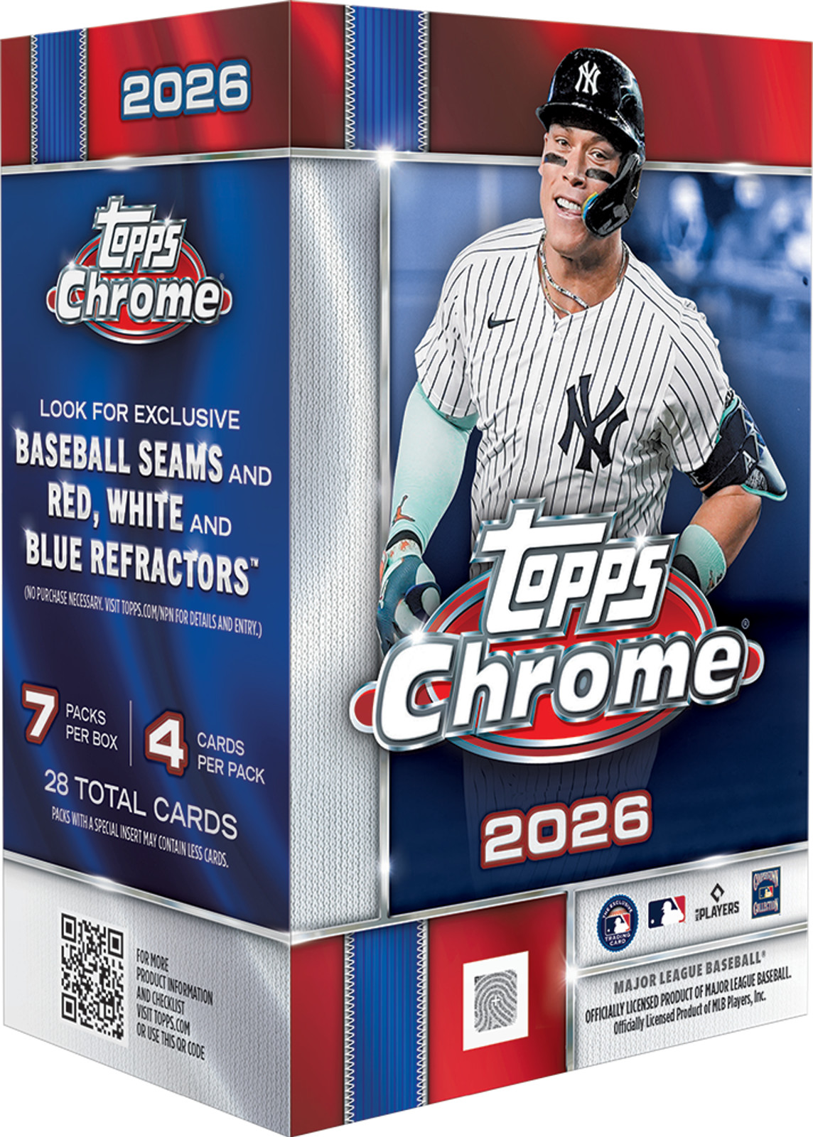 20226 TOPPS CHROME MLB BASEBALL BLASTER VALUE BOX FACTORY SEALED 28 CARD PRESALE