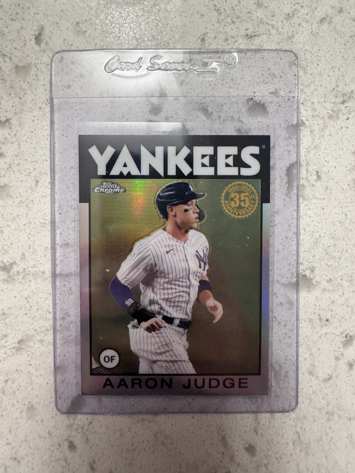 2021 Topps Chrome AARON JUDGE 1986 Design Refractor 35th Anniversary #86BC-1