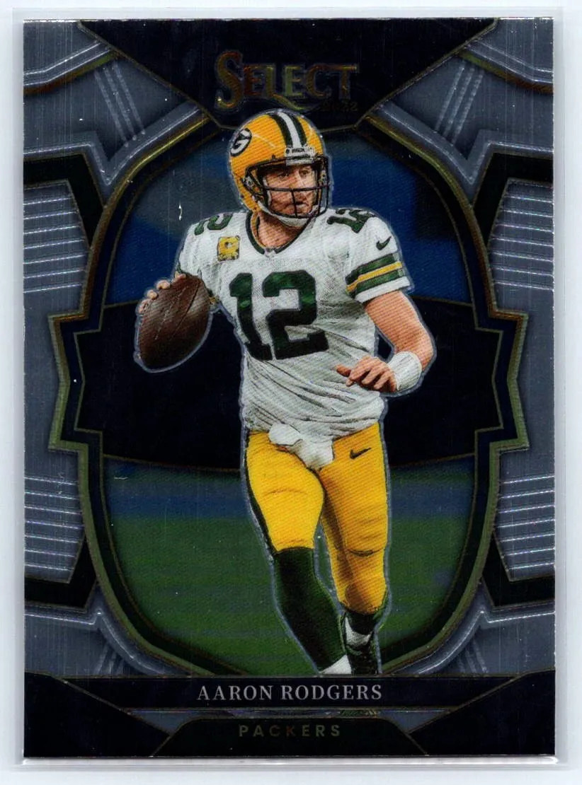 2022 Panini Select #55 Aaron Rodgers – Green Bay Packers
