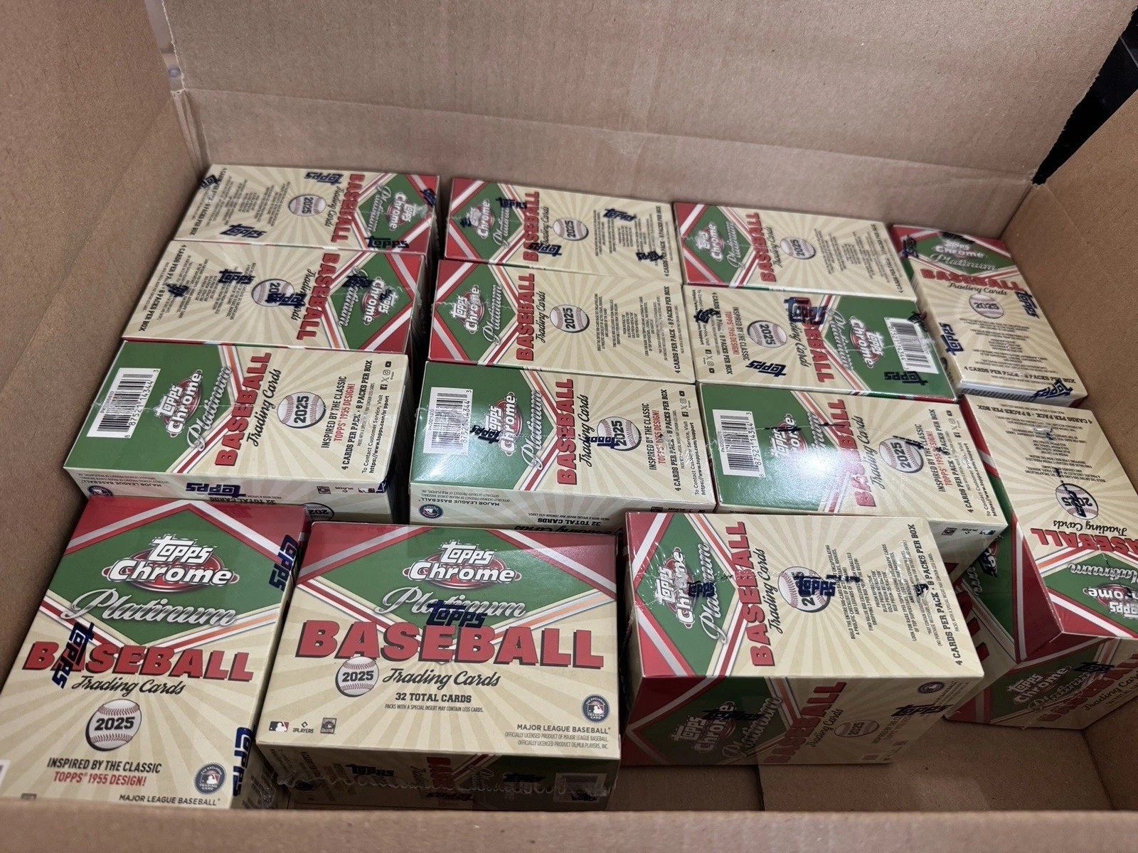 2025 Topps Chrome Platinum Baseball Value Box Sealed