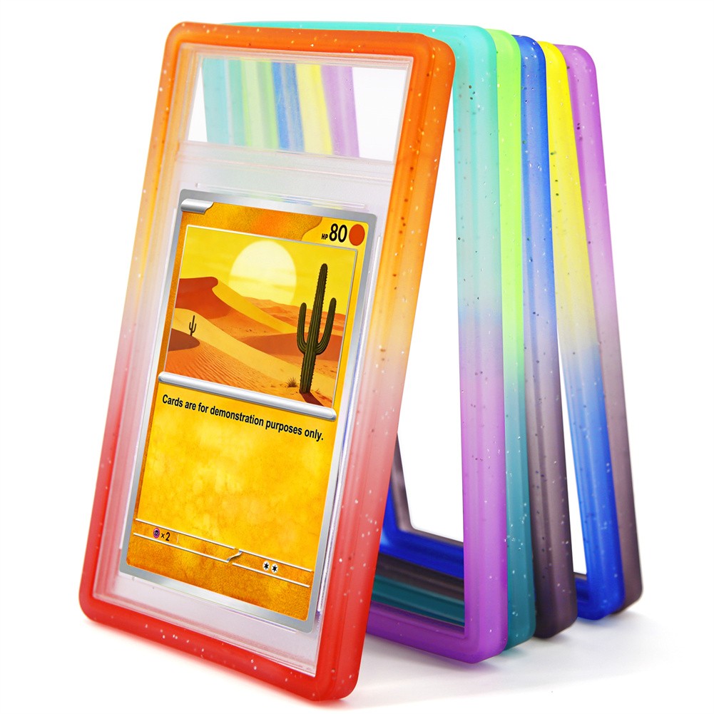 TPU Gradient Color Slab Protector Bumper Guard for PSA Graded Cards Protector