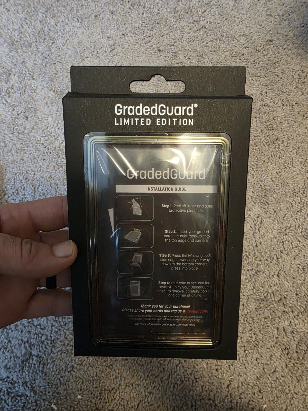ORIGINAL GradedGuard PSA Graded GOLD Limited Edition V1