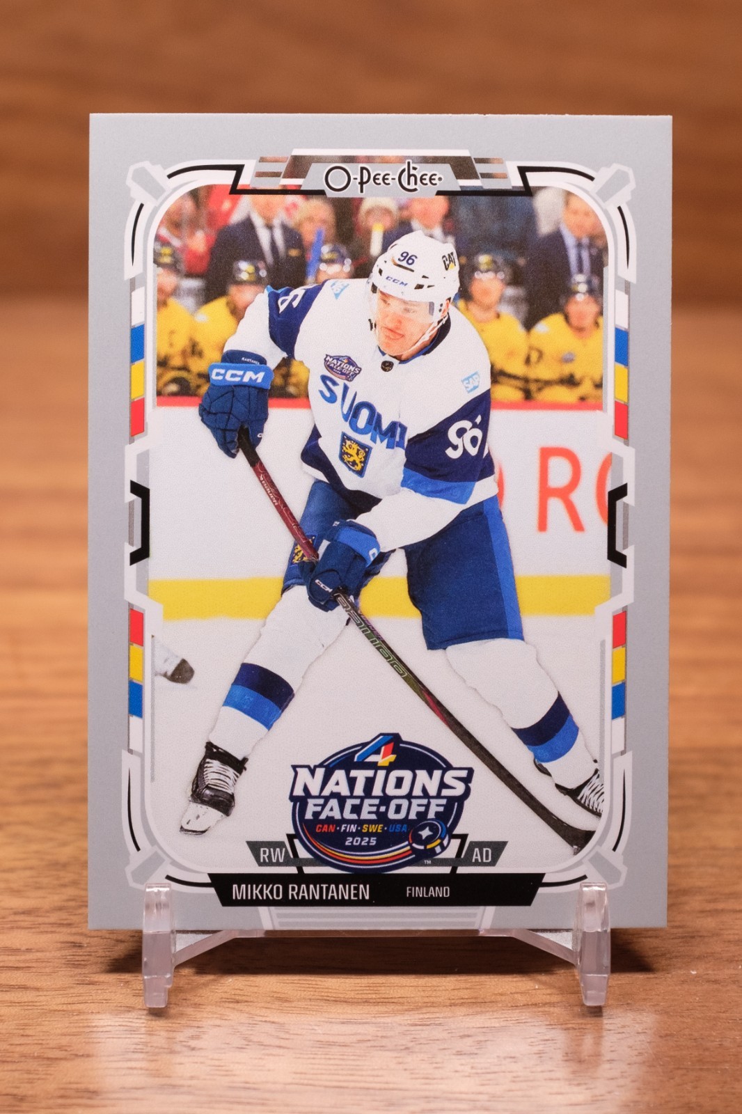2025-26 O-Pee-Chee Base #525 Mikko Rantanen – Team Finland