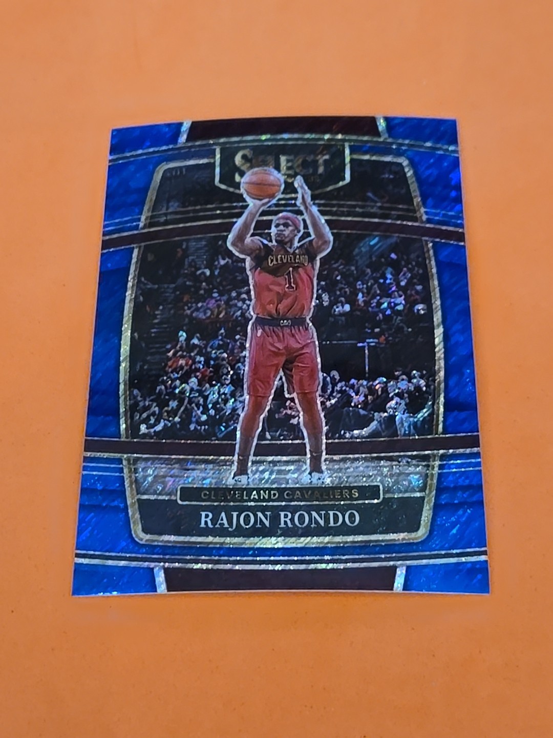 2021-22 Rajon Rondo Panini Select #34 Blue Shimmer Prizm