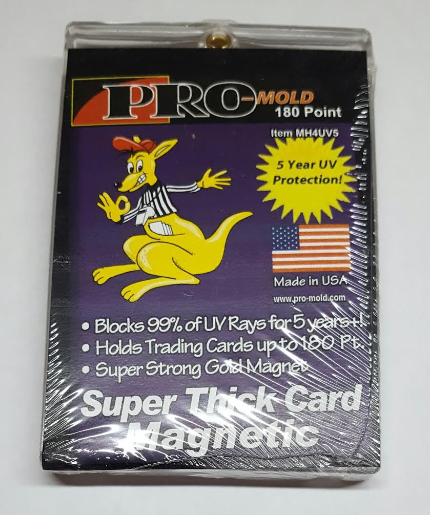 Pro-Mold Magnetic One-Touch Trading Card Holder 180pt Super Thick Patches Size