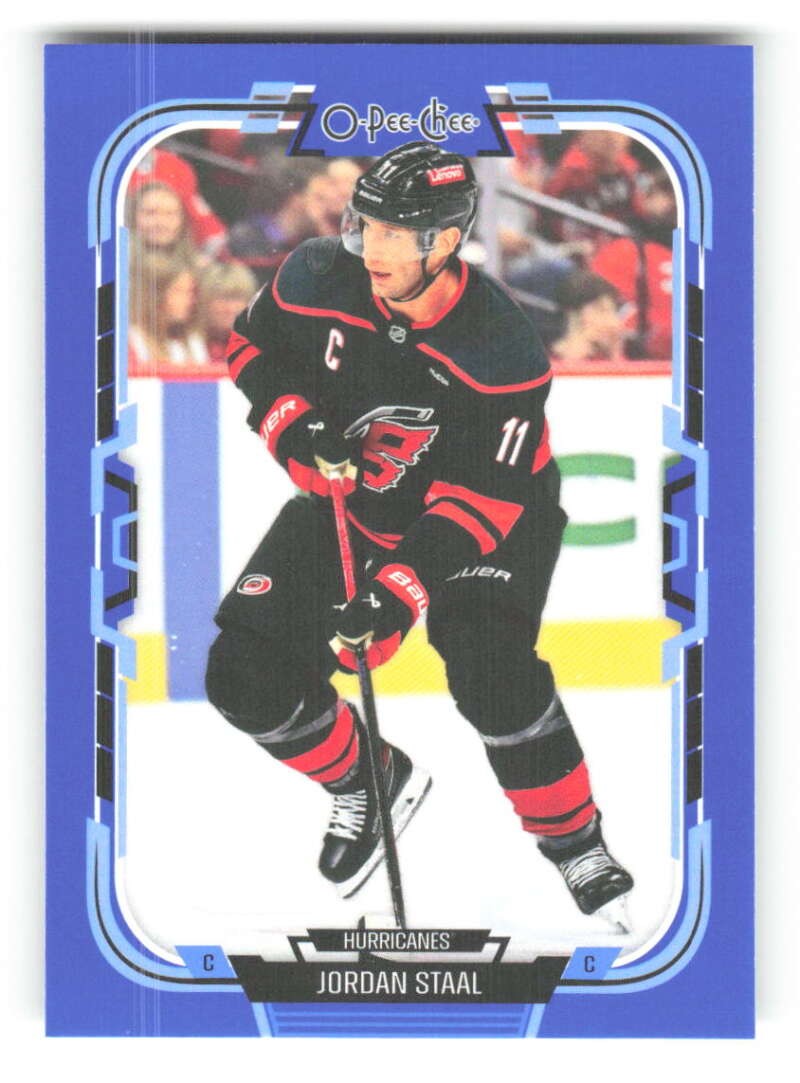 2025-26 O-Pee-Chee Blue Border #251 Jordan Staal Hurricanes