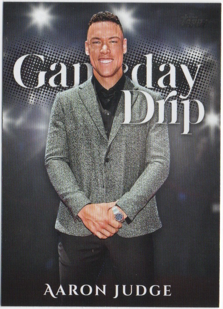 Aaron Judge 2025 TOPPS SERIES 1 BASEBALL Game Day Drip #GD-6 Yankees