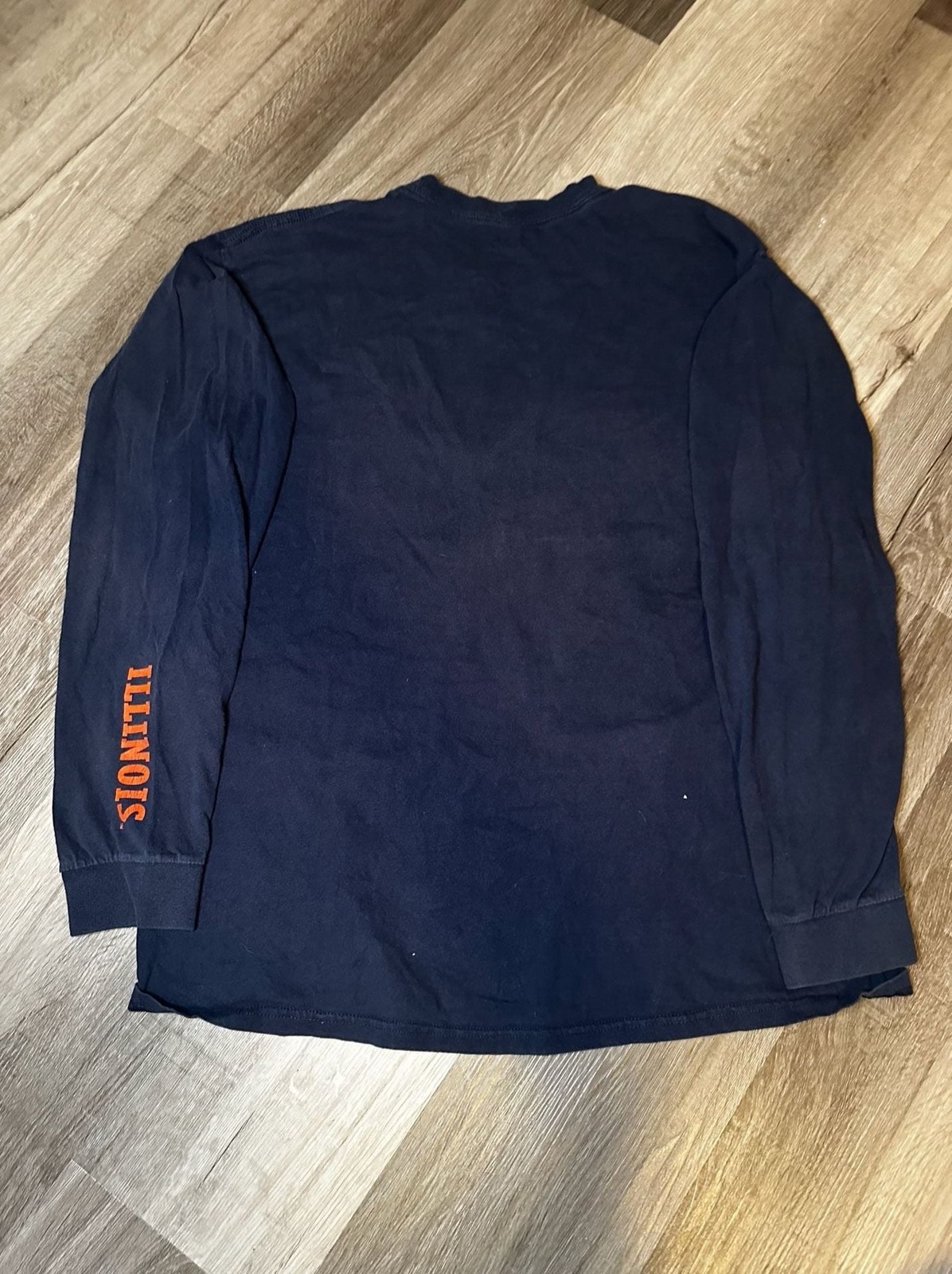Nike Illinois Fighting Illini Long Sleeve T-Shirt Team Issued